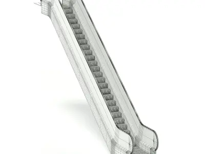 Escalator 3D Model 3D model
