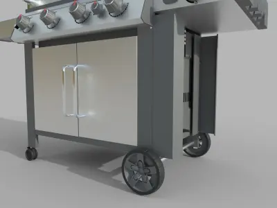 Weber Genesis II S-435 Gas Grill 3D model