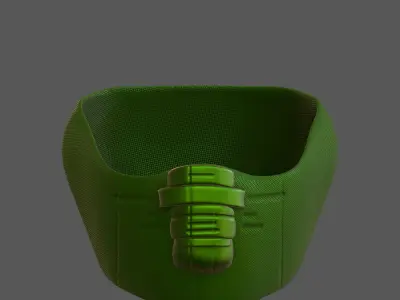 Gas mask helmet 3d model scifi Low-poly  Low-poly 3D model 148
