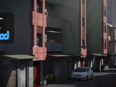 TW Street apartment 3D model