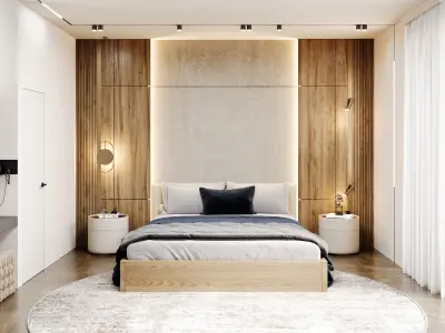 Bedroom Design 3D model 4
