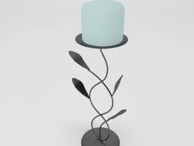 Candelholder Leafs 3D model