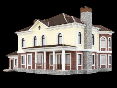 Cottage house 3D model order