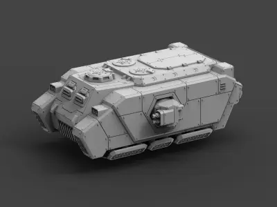 Armored Might HMMV Complete Kit 3D print model