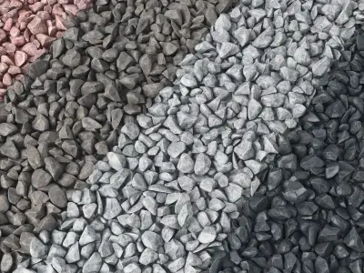 Stone mound 3D model