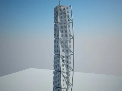 Low Poly Building 3D model