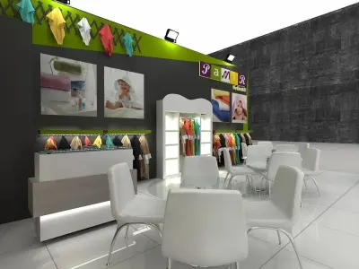 PAMIR Exhibition Stand 3D model