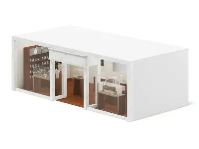 Jewlery Store 3D Model 3D model