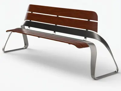 Bench 3D model