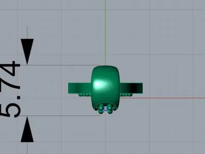 hand jewelry pendant jp0151 Free 3D print model