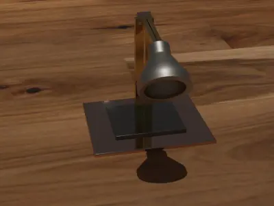 Metalic Lamp  3D model