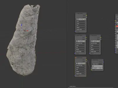 Sculpt stone H 3D model