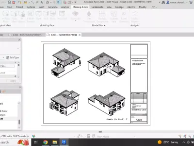 Traditional Residential House 3D model