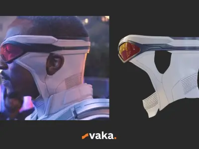 Captain America 4 The Falcon - The Falcon and The Winter Soldier 3D print model