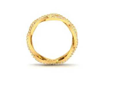 Women Ring  Render 3dm STL OBJ FBX Details 3D print model 327