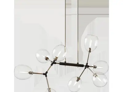 Kovacs Nexpo 8 Light 41 Wide Abstract Chandelier  3D model