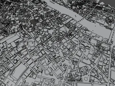 City Of London Low-poly 3D model