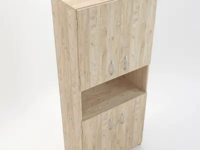 Wooden Cabinet 25 3D model