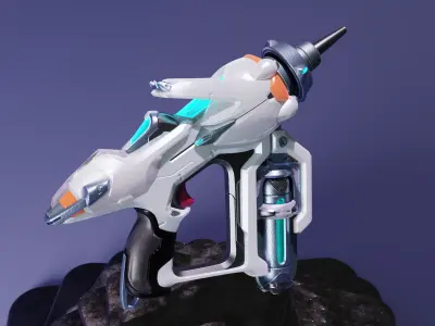Si Fi Juno Blaster Overwatch 2  3D print model