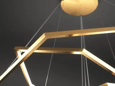 Vesanto Triple Pendant 3D model