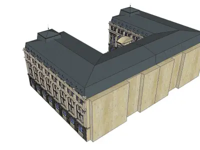vacation spot-Resort-Fashion Leisure Hotel-0232 3D model