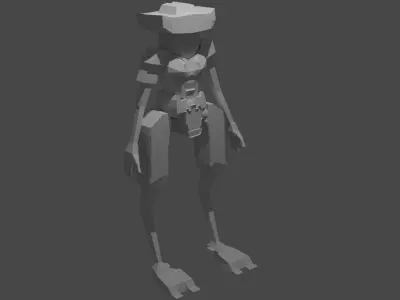 Cowboy robot  3D model