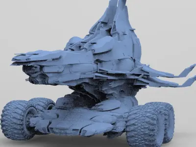 Space Roamer Mining laser craft 2  3D model