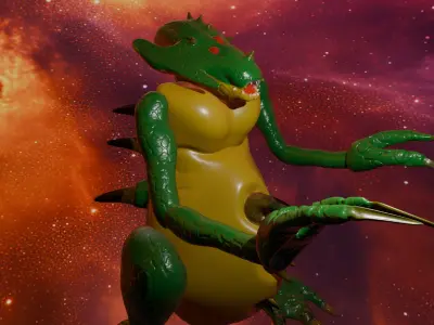 Kraid Low-poly 3D model