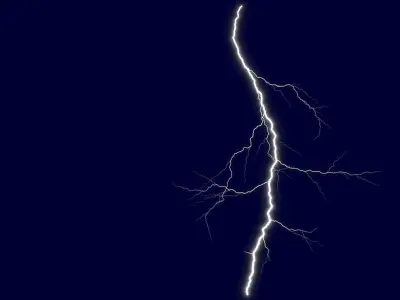 Realistic 3D Lightning CG-10 Low-poly 3D model