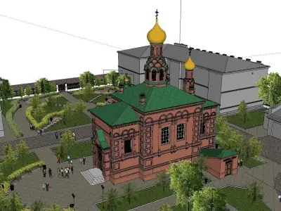 Architecture-Religion-God-Culture-Temple -0239 3D model