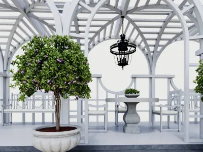 summer house 3D model purchase