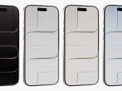 Apple iPhone Air Low-poly 3D model