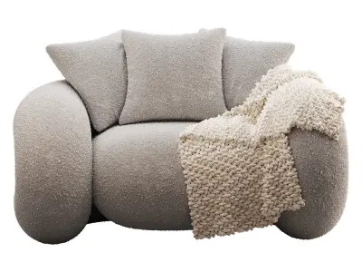 Octane Chair Low-poly 3D model