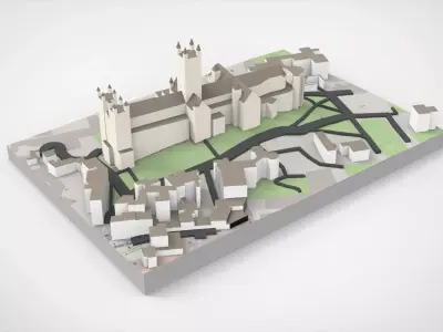 Canterbury Cathedral  Great Britain 3D model