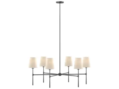 Rhodes Round Chandelier 6 Light 3D model