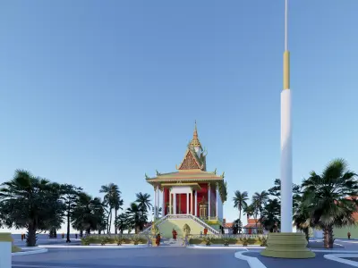 Khmer Pagoda 2025  3D model