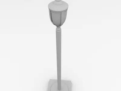 Light Post v2 3D model