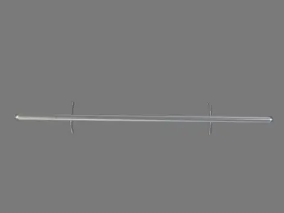 Fence model 02 Low-poly 3D model