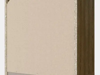 TONSTAD Cabinet with doors Low-poly 3D model