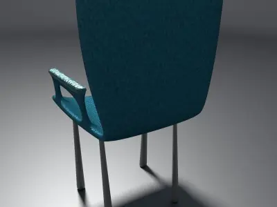 Plastic Chair - 3 - b 3D model