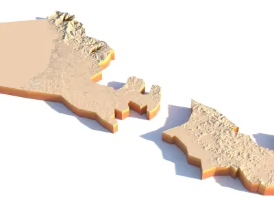 RAS AL Khaimah UAE 3D model