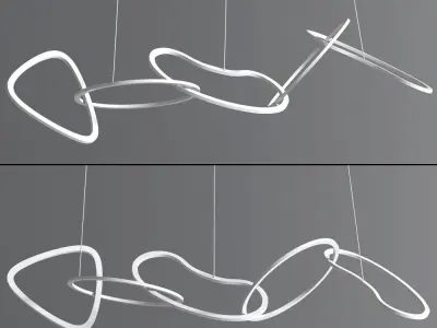 Unity Linear Pendant 3D model