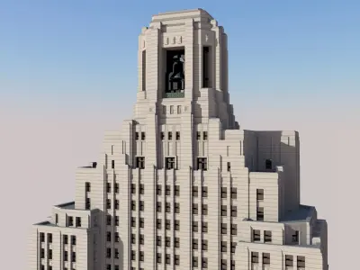 One South Broad 3D print model