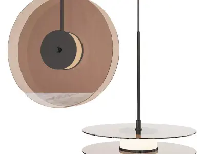 CINE chandelier  Low-poly 3D model