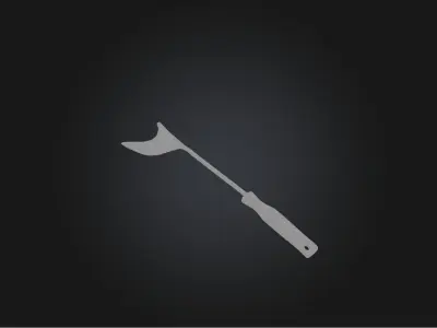 Window squeegee Low-poly 3D model