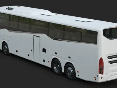  Luxury Coach Tour Bus Rigged 