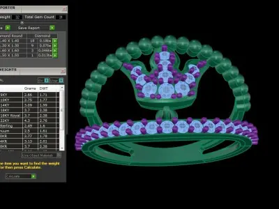 Light Wt Ring - 55 3D print model