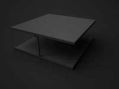 Coffee Table - Ann Modloft Low-poly 3D model