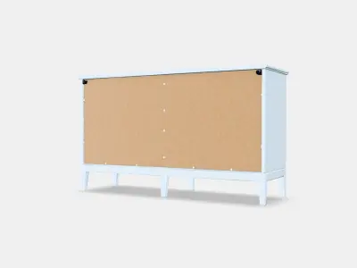 IDANAS Chest of 6 drawers Low-poly 3D model