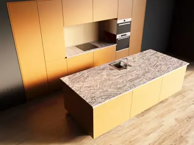 30-Kitchen6 matte 3 3D model